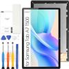Arbilato Schermo di ricambio per Samsung Galaxy Tab A7 10.4 2020 T500 T505 Display LCD Touch Screen Digitizer montaggio completo, con strumenti (nero)