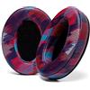 WC PadZ - I cuscinetti per eccellenza di Wicked Cushions - Compatibili con Audio Technica, HyperX, SteelSeries Arctis - Extra spesso - Apertura più ampia - Morbida memory foam | Speed Racer