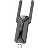 KEALLANS Adattatore USB WiFi7 BE6500 Scheda WiFi 5G 6G Scheda di Rete Wireless USB3.0 Adattatore USB WiFi 7 AX5400 per PC Laptop