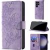 CaseGla Cover per Samsung Galaxy S24 Ultra 6,8 Pollici, Viola | Blocco RFID, Portafoglio Pelle PU, Flip Libro, Porta Carte, Magnetica Libretto, Antiurto Protezione Completa