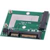 Giwnhvx Scheda Adattatore Convertitore MSATA SSD a 6.0 GPS 2.5 Pollici Modulo Mini Pcie SSD
