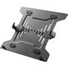 RICOO Supporto PC Portatile Ergonomico CZ3028, Laptop Stand Premium con Capacità di 9kg Alluminio Ventilato Compatibile VESA 75x75, 100x100