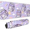 FUNCOOLCY Kawaii Rabbit Milk Gaming Mouse Pad Large XL Carino Desk Mat Long Extended Pads Big Mousepad per Home Office Decor Accessori