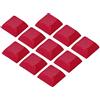 PATIKIL 1U Vuoto Copritasti, 10pz Universale PBT Tastiera Sostituzione Accessori per MX Meccanico Tastiera, Rosso