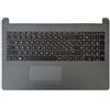 new net - Top case Palmrest con tastiera compatibile con Notebook HP 15-BS103NL, 15-BS104NL, 15-BS107NL, 15-BS108NL, 15-BS111NL, 15-BS112NL [Colore Dark Ash Silver - con touchpad - Layout ITA]