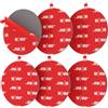FIXCHORD Nastro Biadesivo Extra Fort, 6 Pezzi di Cuscinetti Adesivi per Dash Cam, cuscinetti adesivi per Dash Cam GoPro, Telecamera per Auto, Dash Cam, per Parabrezza e Cruscotto, Tagliabile, 56mm