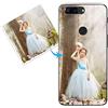 KARTXITAI Cover Personalizzata Compatibile con OnePlus 5T A5010 con Foto Testi logo,Custodia Morbido TPU Silicone Gel Trasparente Custom Case con Immagine,Testo+1 x Cinturino Universale