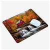Thooaixy Tappetino Mouse Piccolo,Tappetino Scrivania Cascata Tappetino Mouse Gaming 150x200mm,Giungla Mouse Pad con Base in Gomma Antiscivolo,Impermeabile Mousepad con Bordi Cuciti per Computer,PC,Laptop T1-15