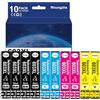 Woungzha 603 XL Cartucce d'inchiostro di ricambio per Epson 603XL compatibili con Epson XP-2100 XP-2105 XP-3100 XP-3105 XP-4100 XP-4105 WF-2810 WF-2830 WF-2850
