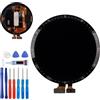 Vvsialeek Display OLED di ricambio compatibile con Hu-awei Watch GT2 [46 MM] LTN-B19, DAN-B19 LCD Touch Screen con funzione di impronte digitali Toolkit