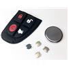 Automobile Locksmith Kit di riparazioni fai da te per chiave telecomandata per Jaguar a 4 pulsanti