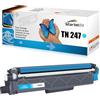 Starlet24 1X Toner Ciano TN247 Compatibile con Brother TN-247 TN-243 Ciano