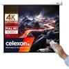 celexon schermo da proiezione Motor Economy 200 x 150 cm | formato 4:3 | schermo motorizzato adatto per tutti i tipi di proiezione | fattore Gain di 1,2 per l'homecinema e le presentazioni | adatto al montaggio a parete e a soffitto