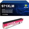 QALOP 970XL 971XL Cartucce D'inchiostro A Getto D'inchiostro Compatibili Con La Stampante Per HP X451dn X451dw X551dw X476dn X476dw X576dw, 9200/6000 Pagine(Magenta)