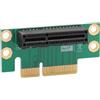 Plyisty Scheda Riser PCI Express 4X, Scheda Adattatore da 90 Gradi, Scheda di Estensione Extender PCIe 4X per 1U 2U, Case per Computer di Piccole Dimensioni e Server
