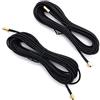 DollaTek 2PCS 16ft Cavo di prolunga per Antenna WLAN Nero Cavo per Antenna WLAN Cavo SMA - Ago Interno Maschio A Foro Interno Femmina