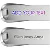 Aappping Chiavetta Usb Personalizzato,Chiavette Usb Personalizzate Con Logo,Foto,Text,Memoria Esterna Per Cellulare Tablet,Regalo Personalizzato Maestra (Incisione laser-1, 64, GB)