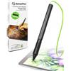SonarPen - Pennino sensibile alla pressione con pulsante di reiezione del palmo e scorciatoia, senza batteria, compatibile con iPad/iPhone/Android/Switch/Chromebook (Neon verde)