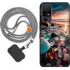 vingarshern Cover TCL 40 NxtPaper 5G Custodia in Silicone Sottile,TCL 40 NxtPaper 5G Cover Antiurto Con Motivo,TCL 40 NxtPaper 5G Case Silicone Con Catena/Cordino per Cellulare,Modèle*05