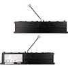 E-yiiviil Batteria di ricambio BTY-M6L compatibile con MSI GS65 GS75 Stealth Thin 8SE 8SF 8SG Series P65 P75 PS63 WS75 Stealth 9SG