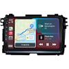 Generico Autoradio per Honda Vezel HR-V HRV 2015-2017 Android 15 9 Pollici Auto Tablet Stereo con Bt Fm Wifi Dual Usb Controllo Del Volante Ahd Per, 4 Core 2G+64G