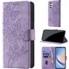 CaseGla Cover per Samsung Galaxy A34 5G [Blocco RFID] Custodia Portafoglio Premium Pelle PU Wallet Case Flip Libro con Porta Carte Slot Supporto, Viola