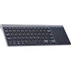 Asixxsix Tastiera Wireless da 2,4 G Tastiera Mini Portatile Ultra Slim con Touchpad, Tastiera Wireless Piccola per la Finestra IOS per Laptop per PC, (batterie NOTTE)