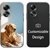 LIRASIRA Compatibile con OPPO A58 4G | Custodia Cover morbida in silicone stampa personalizzata design motivo