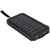 SOULONG - Caricabatterie portatile a energia solare, 20000 mAh, con 2 uscite USB e luce a LED