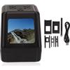 Dpofirs Scanner per Pellicole Digitali, Scanner per Negativi per Diapositive con Schermo da 2 Pollici con Retroilluminazione a LED, Converte 135 126 110 Diapositive da 8 Mm in Scanner