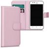 Generico Custodia Compatibile con HUAWEI P20 LITE (2018) ANE-LX1 / ANE-L21 ANE-LX1 / LX2 / LX3 COVER stand flip LIBRO gel PORTAFOGLIO Protezione magnetica case matte eco pelle porta carte vano card (Rosa)