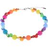 Adi-Modeschmuck Materiale Mix Catena Amelie, Placcato argento, colore: bunt, cod. 2177-B