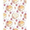 CreateSpace Independent Publishing Platf Notebook: My favorite cake cover and Dot Graph Line Sketch pages, Extra large (8.5 x 11) inches, 110 pages, White paper, Sketch, Draw and Paint: Volume 1