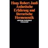 Suhrkamp Verlag Ästhetische Erfahrung und literarische Hermeneutik: 955
