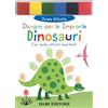 Dami Editore Dinosauri. Disegna con le impronte. Ediz. a colori. Con 6 tamponi di inchiostro