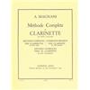 Alphonse Leduc Méthode Complète De Clarinette Vol 1 Aurelio Magnani | Metodo Completo Clarinetto Principianti Intermedi | Spartiti Esercizi Tecnica Progressiva Lettura Musicale | Lezioni Insegnanti Studenti Solo