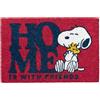 Grupo Erik Zerbino Snoopy Peanuts - Zerbino Ingresso Esterno Cocco Divertente 40x60 cm con Base in PVC Antiscivolo | Tappeto Ingresso Esterno, Snoopy Gadget