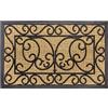HANSE Home Zerbino in cocco per interni ed esterni, 45 x 75 cm, in fibra di cocco e gomma, resistente alle intemperie, antiscivolo per ingresso ed esterni, colore naturale