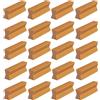 cyclingcolors 20x zoccolo di montaggio 32mm telaio porta finestra bovindo montaggio mobili da cucina marrone