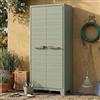 Dmora Armadio 4 Ripiani Regolabili Realizzato in Resina Planet Outdoor 80x44x182H cm; ECOMMERCE PACK