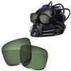 ToughAsNails - Lenti polarizzate di ricambio per occhiali da sole Oakley Jupiter Squared OO9135, Grigio e verde, Taglia unica