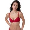 Lovable Reggiseno Imbottito con Ferretto - Eleganza e Sostegno - Pretty Lace Donna, Rosso 32B - 2B