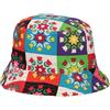 Riki Browns Bucket Hat Cappello Pescatora Reversibile Cotone Estivo Uomo Donna