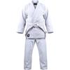 Mytra Fusion Judo Gi - Uniforme da Judo per Adulti Resistente per Allenamento e Competizione - Kimono da Judo Durevole con Cuciture Rinforzate e Cintura Inclusa (Bianco, 4-170)
