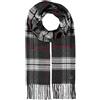 FRAAS Sciarpa in cashmink 30 x 180 cm - Più morbida del cashmere - Made in Germany - Sciarpa a quadri per uomo - Perfetta per l'autunno e l'inverno