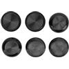 LUCKDANO Manopole Analogiche in Metallo 6 Pezzi Manopole Analogiche in Metallo per Controller Edge - Accessori Joystick in Lega di Alluminio in Oro - Include 2 Tappi Standard, 2 a Cupola Bassa e a