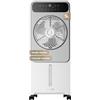 EVVO AC950 Raffreddatore d'aria portatile aria fredda senza installazione 12 velocità, funzione fredda con acqua e ghiaccio, pannello LED, telecomando, ventilatore a torre silenzioso