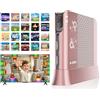 Genmifly Console di Gioco con Controllo del Movimento per Bambini, Sistema Videogiochi Plug & Play per TV, Giochi Attivi Indoor e Divertimento per Famiglia, Ideale per Serate di Gioco e Feste