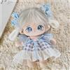 QGYDYH Bambola di peluche da 20 cm. Bambole di cotone anime con scheletro, bambola di peluche morbida, regalo di compleanno (i)