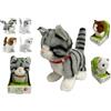 Generico Gatto Peluche Gattino che Miagola e Cammina Miagola Muove la Coda Gatto Giocattolo Interattivo Camminante Muove la Coda Gattino Giocattolo Bambini Camminante Cucciolo Micio Elettronico (c)
